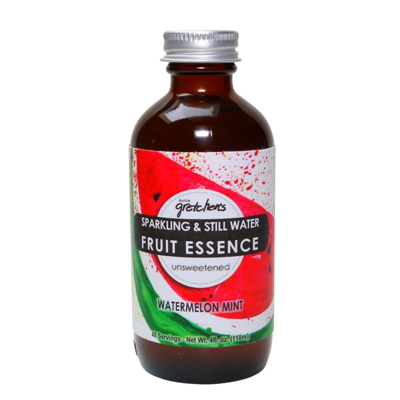 Auntie Gretchen's Watermelon Mint Sparkling and Still Water Fruit Essence Unsweetend - 48 servings